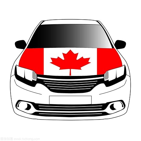 Canada Flag Hood Cover