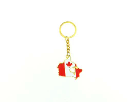 Canada Atlas Keychain