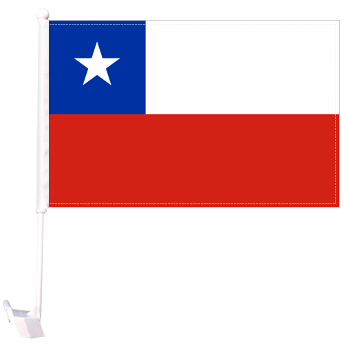 Chile Car Flag