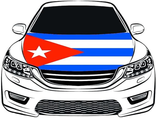 Cuba Flag Hood Cover