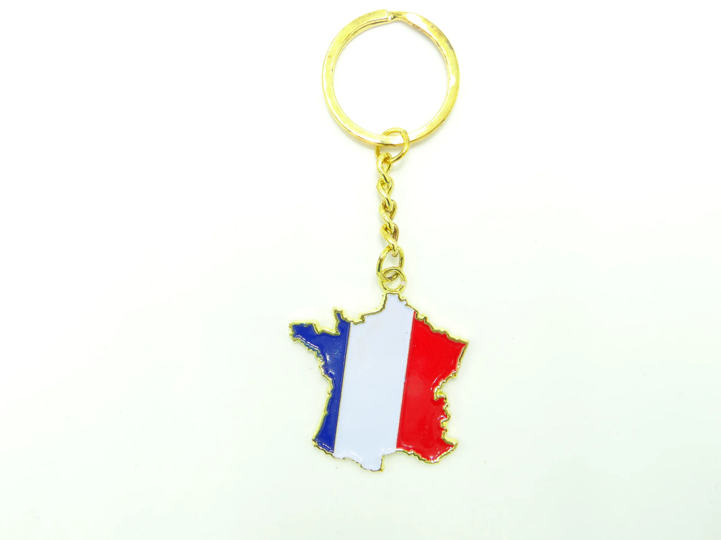 France Atlas Keychain
