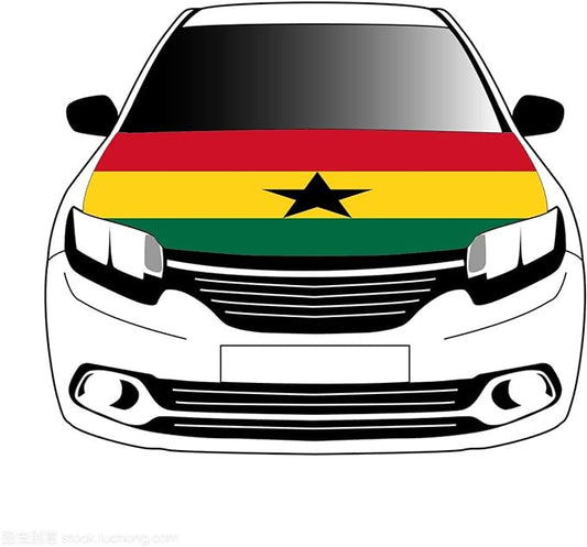 Ghana Flag Hood Cover