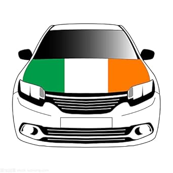 Ireland Flag Hood Cover