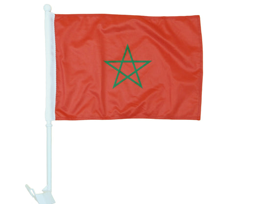 Morocco Car Flag