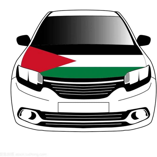 Palestine Flag Hood Cover