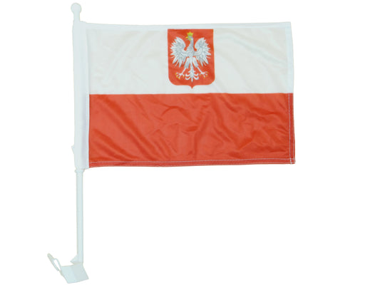 Poland Car Flag